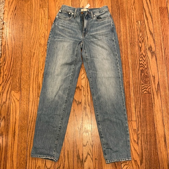 Madewell The Tall Slouchy Boyjean Riverspring wash Size 24 NWT - Picture 4 of 6